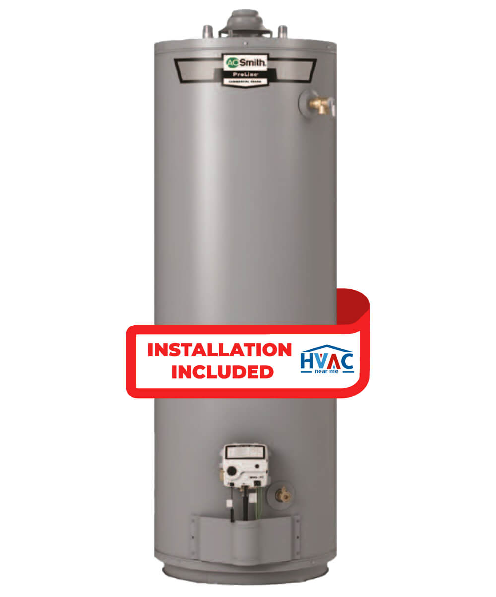 a-o-smith-heater-GCRL-40 A.O. Smith Tank water Heater - 40 gallon - Atmospheric vent - Model GCRL-40