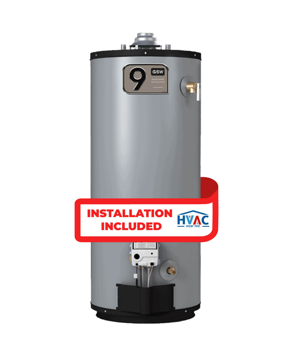 gsw-G650T40N Tank water Heater - GSW - 50 gallon - Atmospheric Vent - Model G650T40N