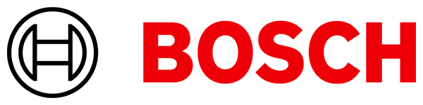 Bosch logo in black and white